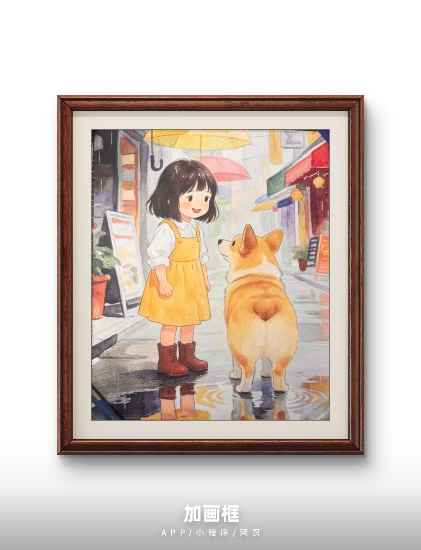 A Furry Encounter on a Rainy Day（personal creation.one of a kind)