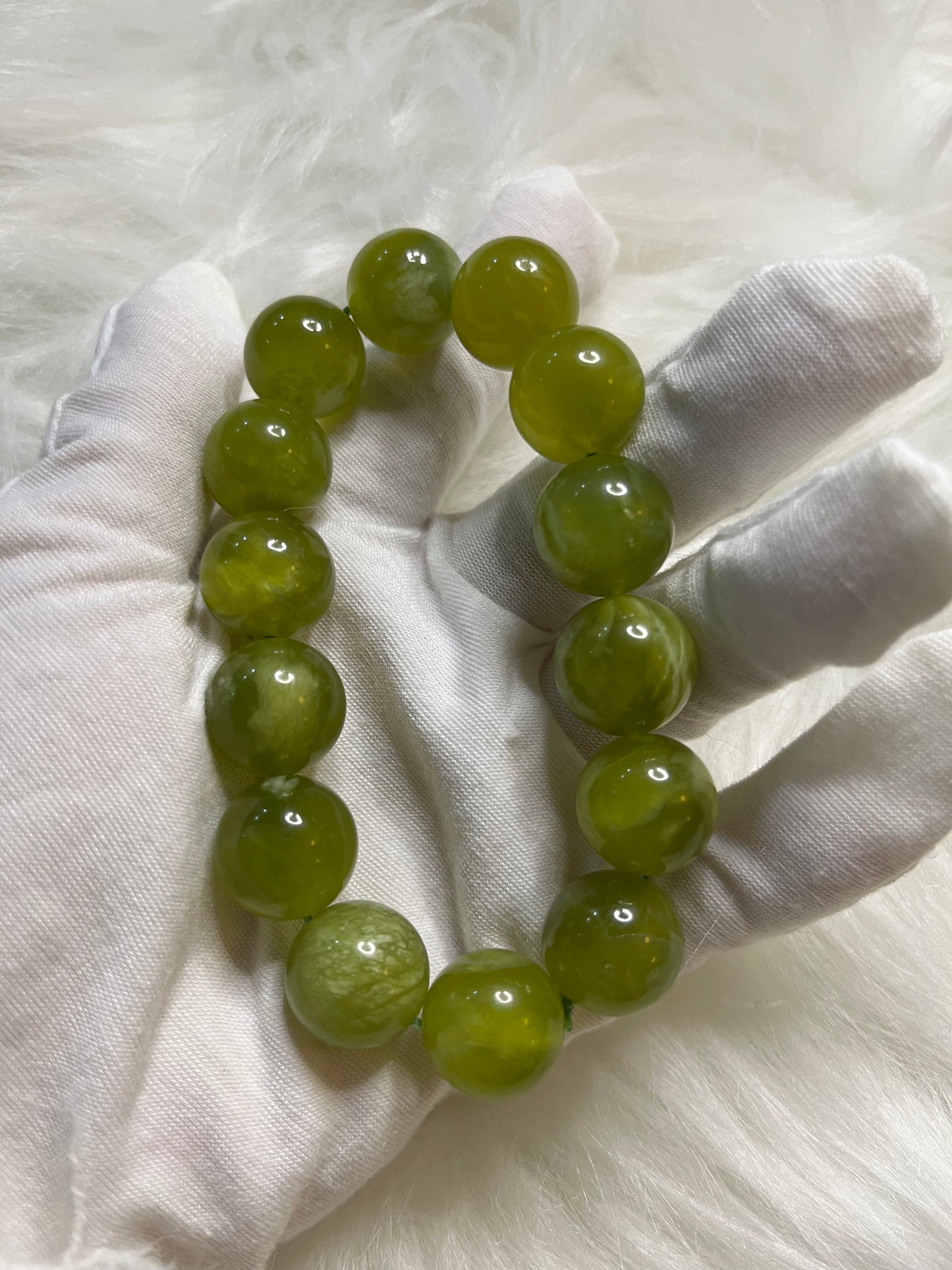 Jade Hand String with the Appearance of Green Grape Milk Cap  (buy1 get 1 tea free)