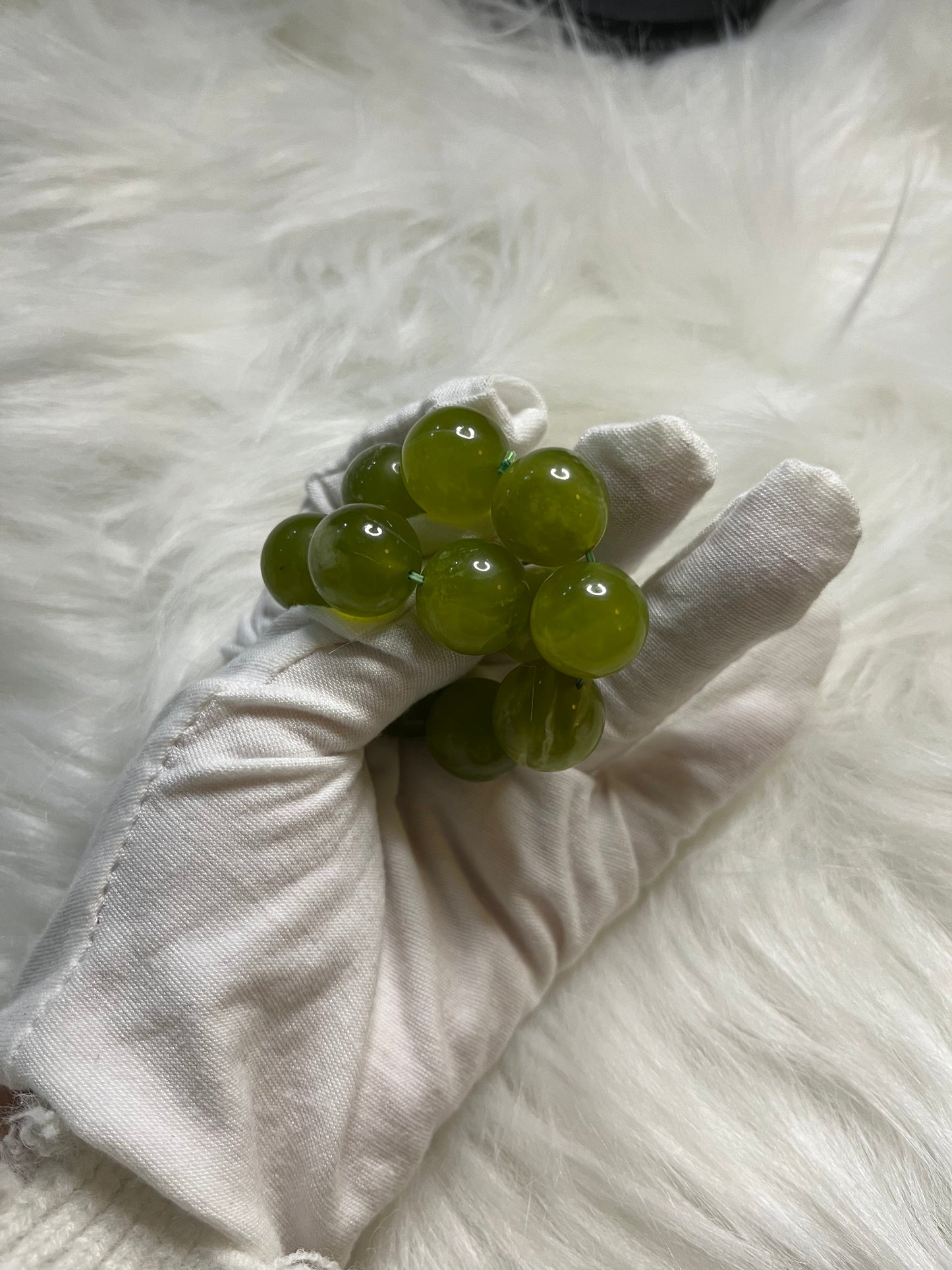Jade Hand String with the Appearance of Green Grape Milk Cap  (buy1 get 1 tea free)