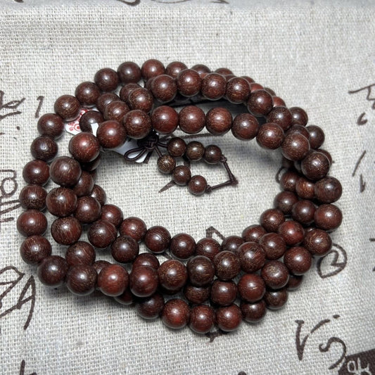 108 Beads of Genuine Small-Leaf Sandalwood