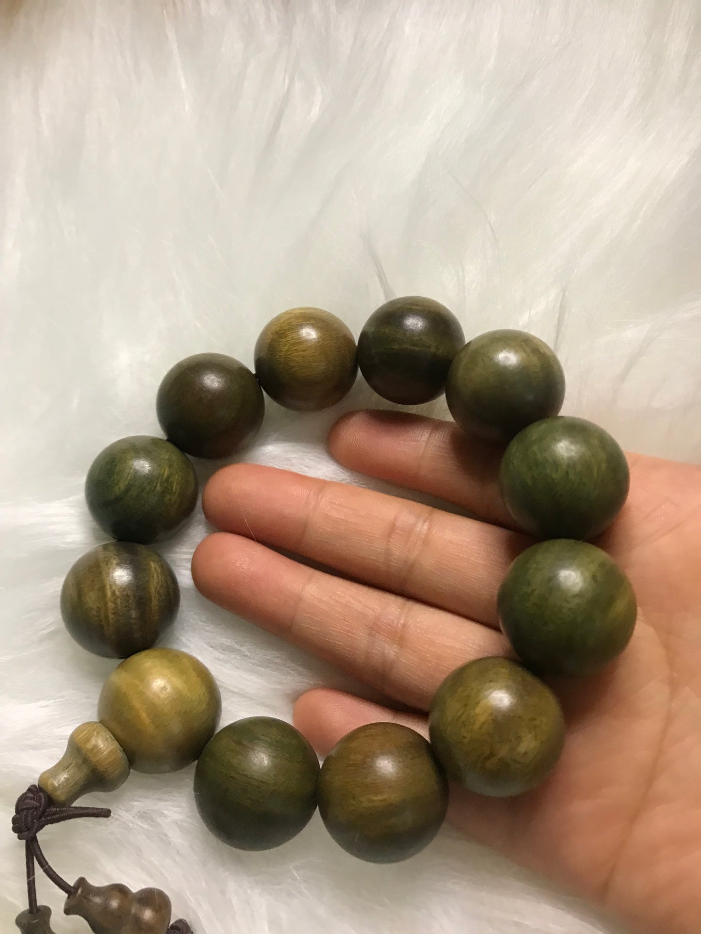 Green sandalwood bracelets